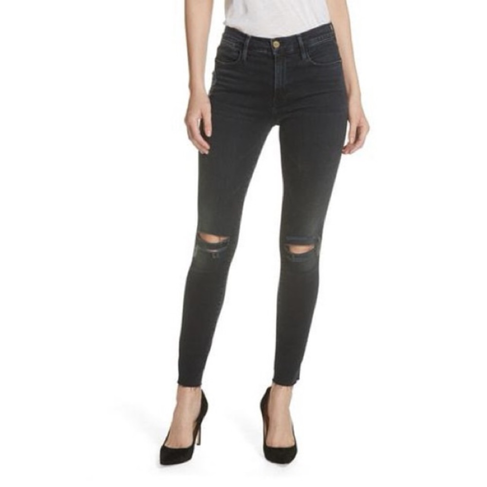 Frame Denim Le High Skinny jeans in Portofino